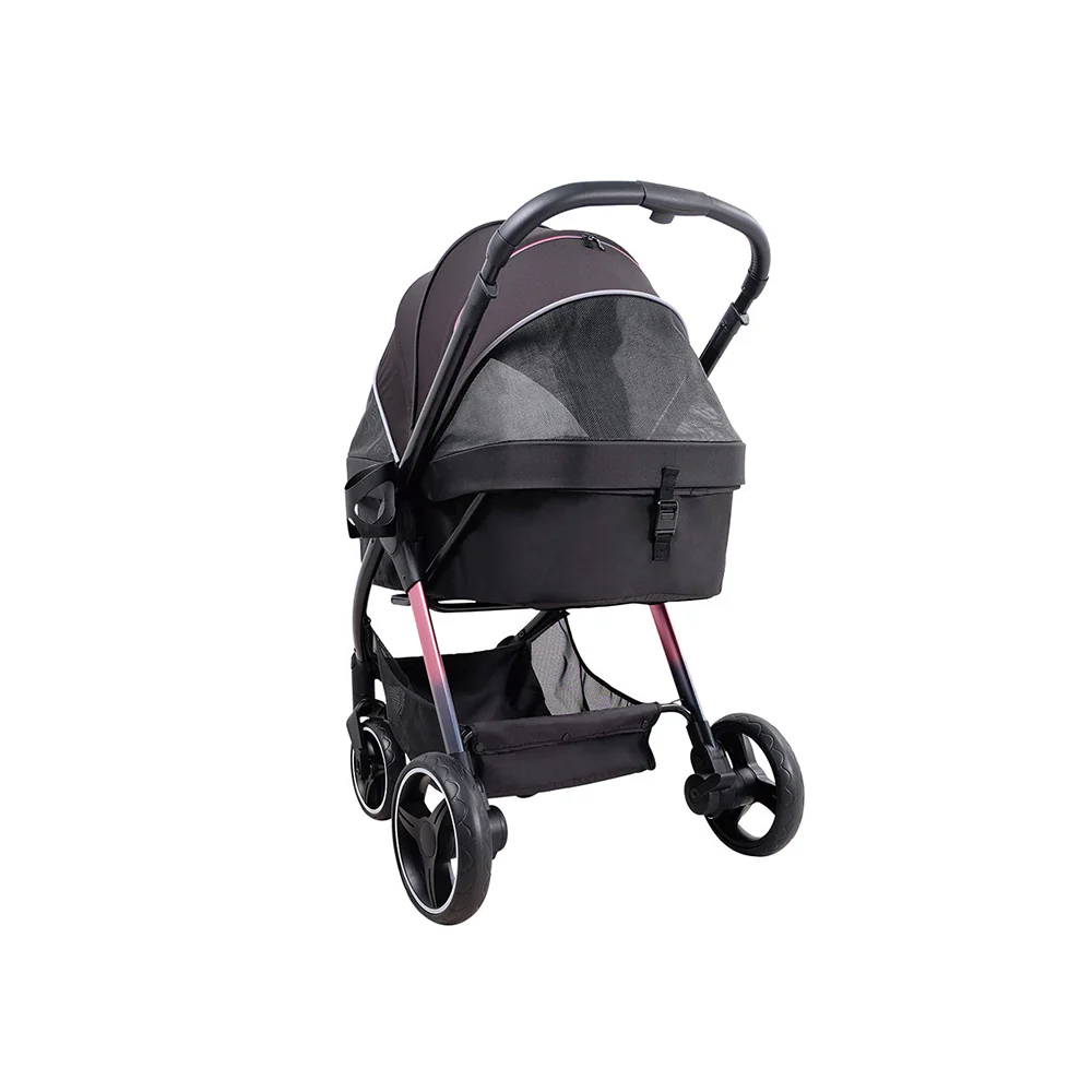 IBIYAYA Luxury Retro Style Foldable Pet Stroller For Up To 30Kg - Image 19
