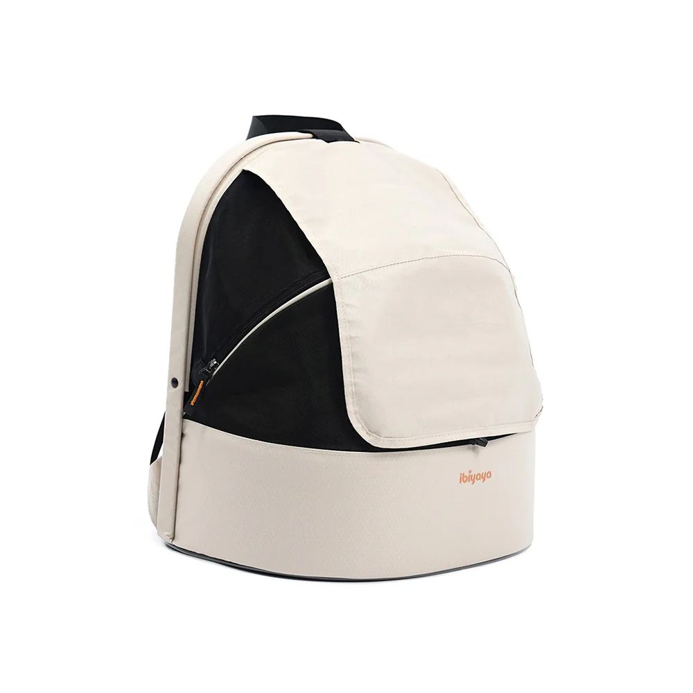 IBIYAYA Panorama Zipper-Free Small Pet Travel Carrier - Buttermilk - Image 14