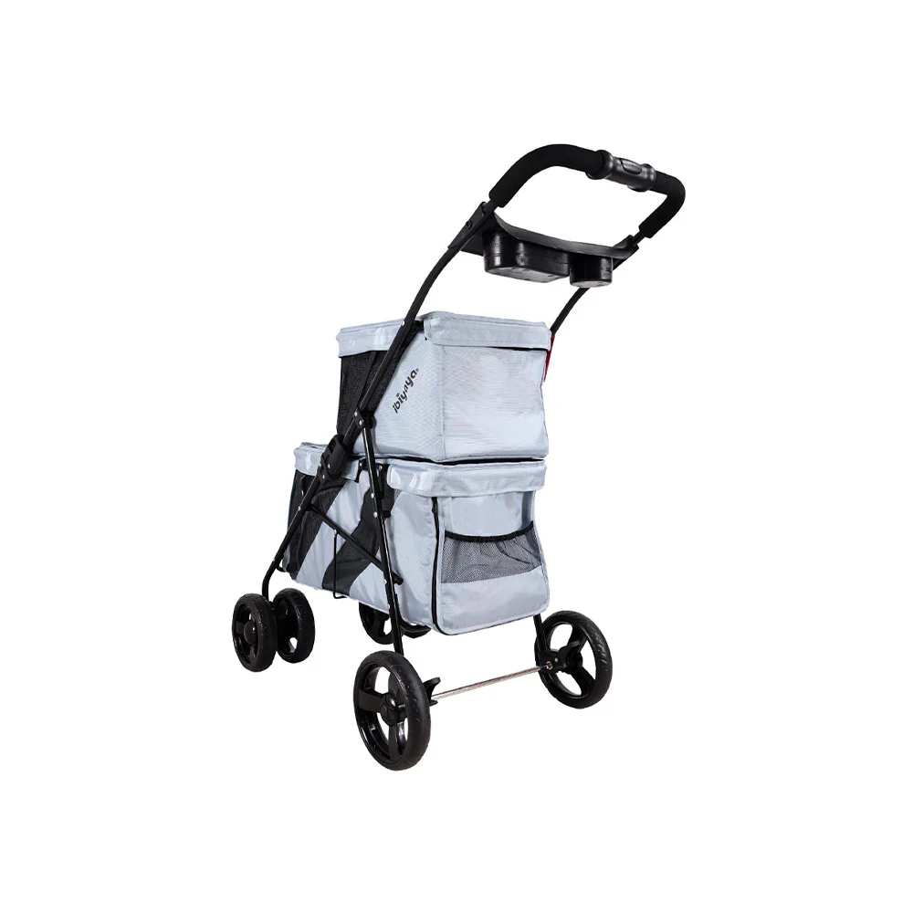 IBIYAYA Pet Bus Double Decker Foldable Stroller - Image 15