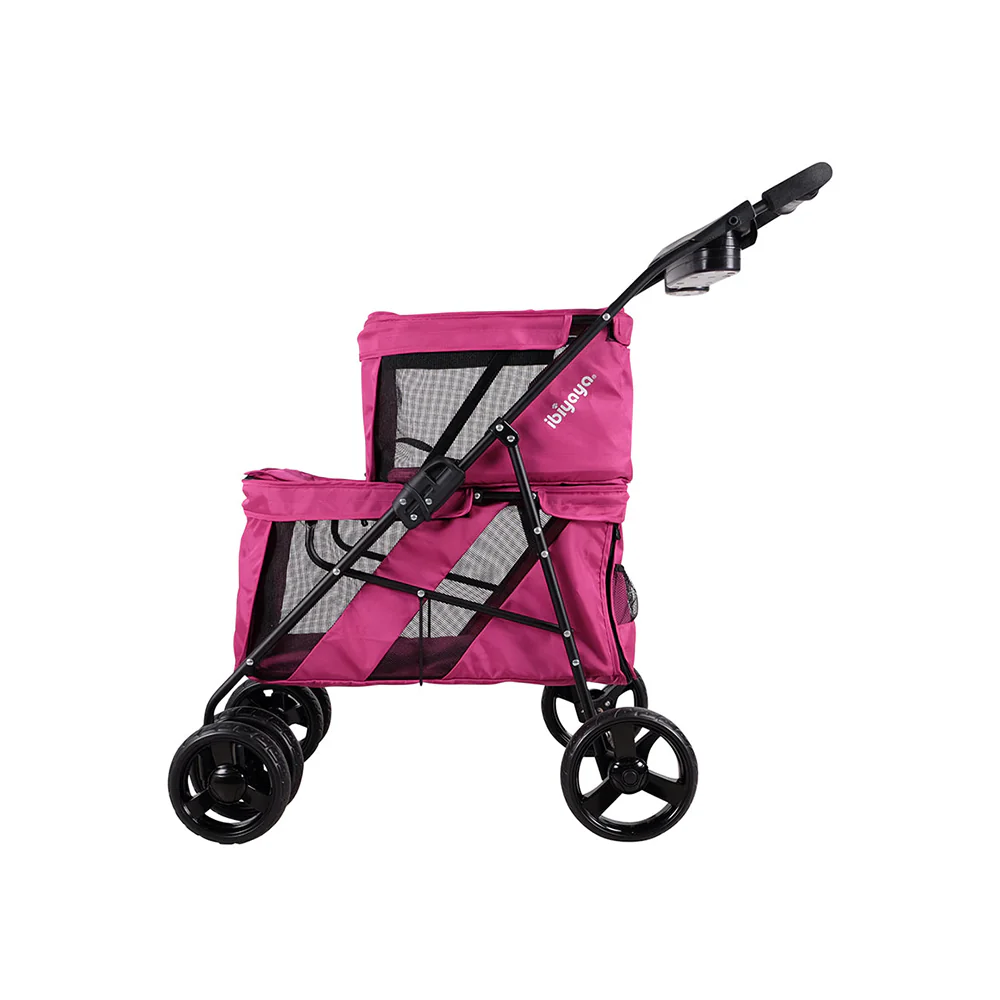 IBIYAYA Pet Bus Double Decker Foldable Stroller - Image 6