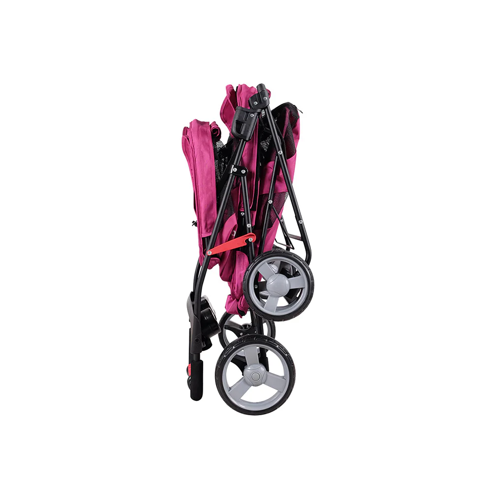 IBIYAYA Pet Bus Double Decker Foldable Stroller - Image 8