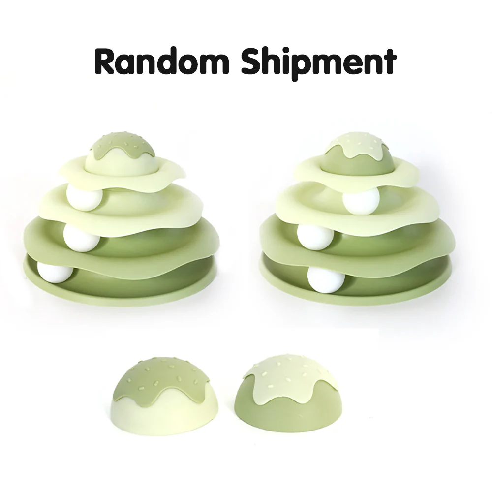 Ice Cream Cat Turntable Toy With Balls - Image 10