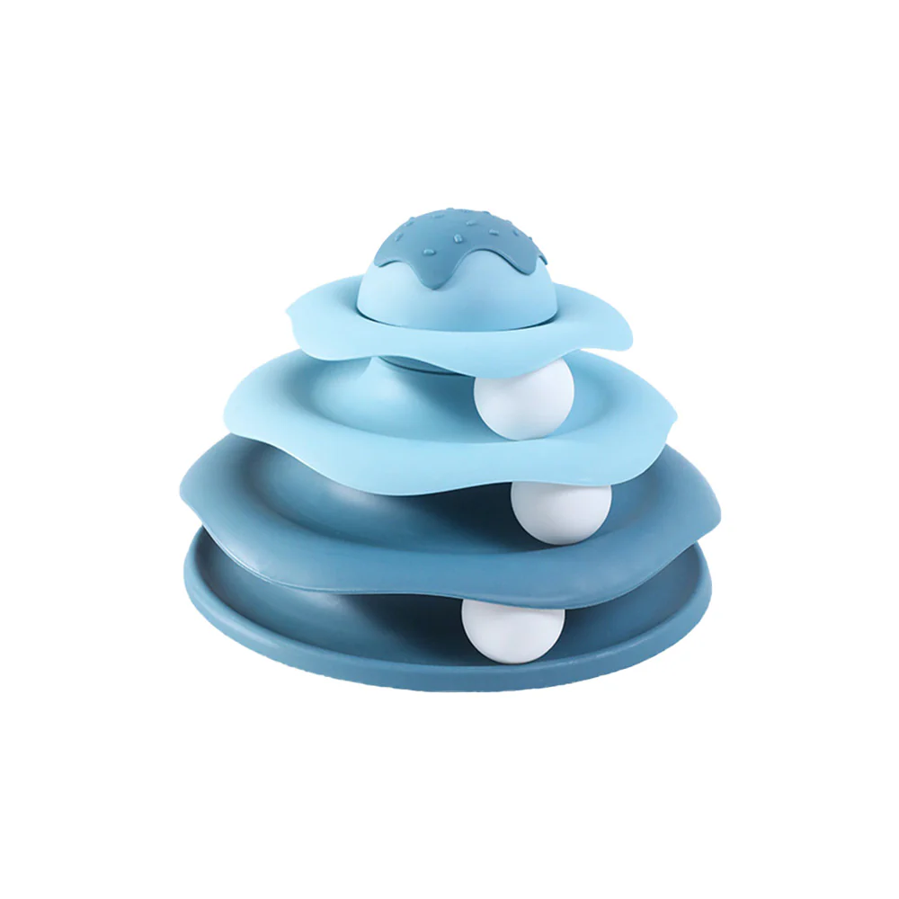 Ice Cream Cat Turntable Toy With Balls - Image 12
