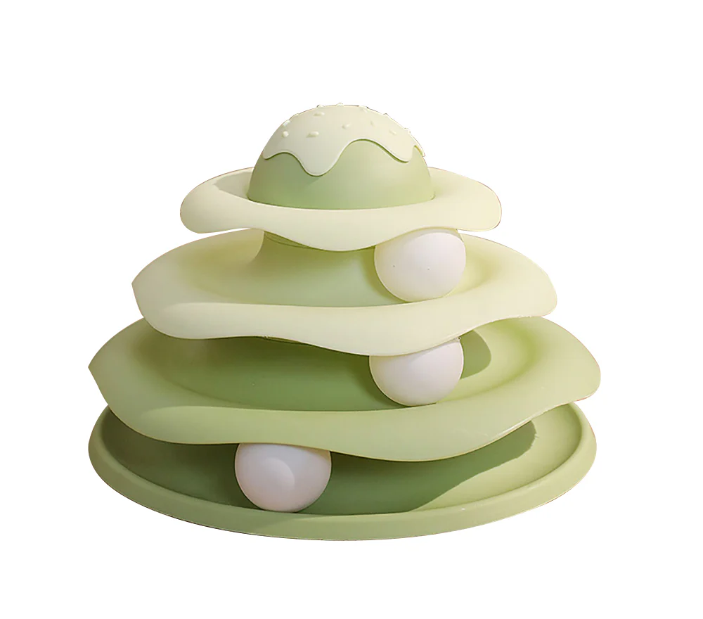 Ice Cream Cat Turntable Toy With Balls - Image 9