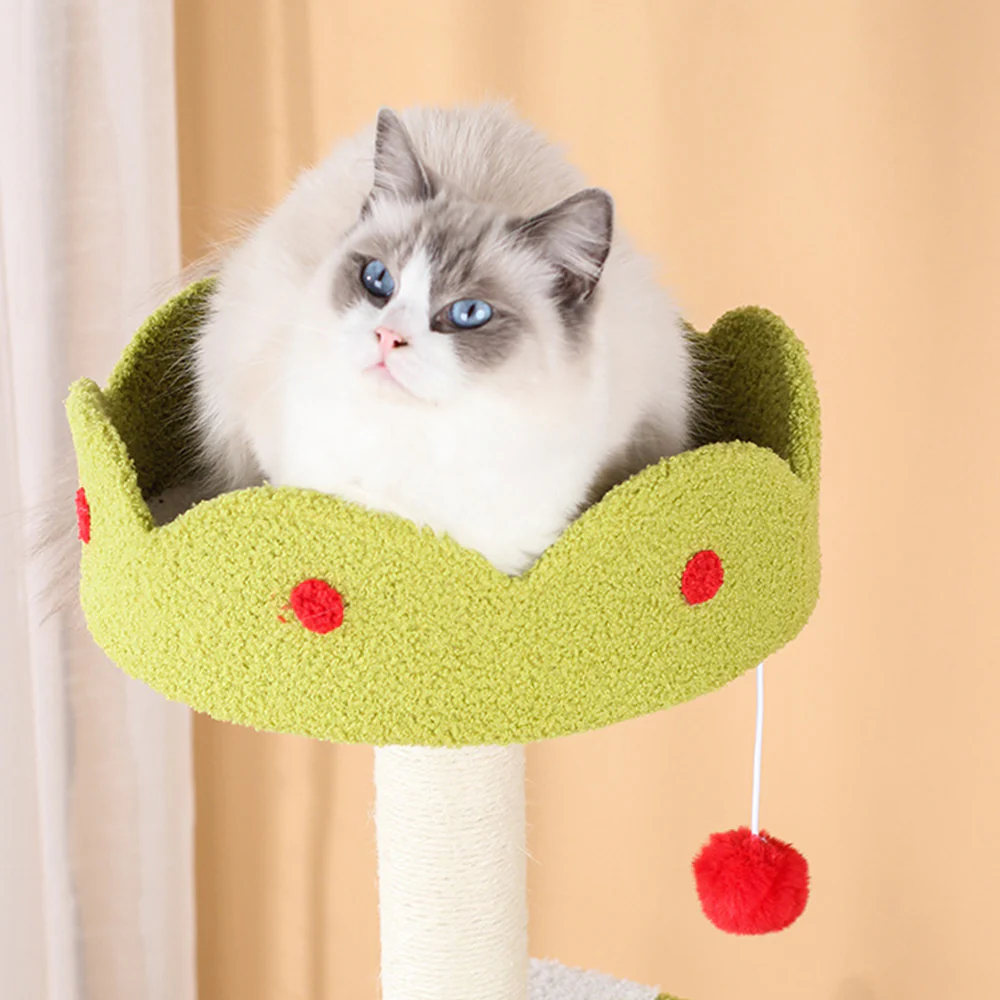 Ice Cream Multi-Level Sisal Cat House And Tree - Large 110x36x45cm - Image 8