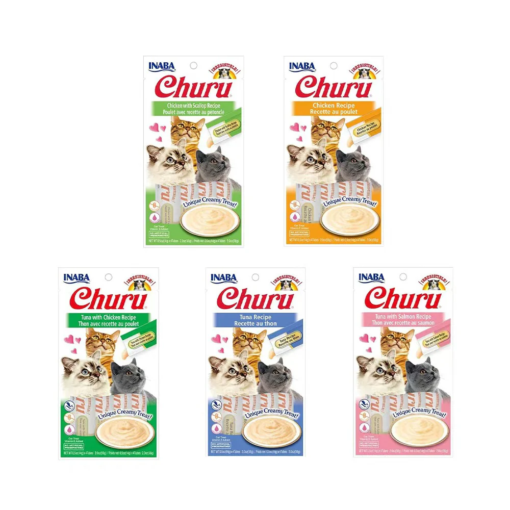 INABA Churu American version cat meat puree sticks 40 Pcs