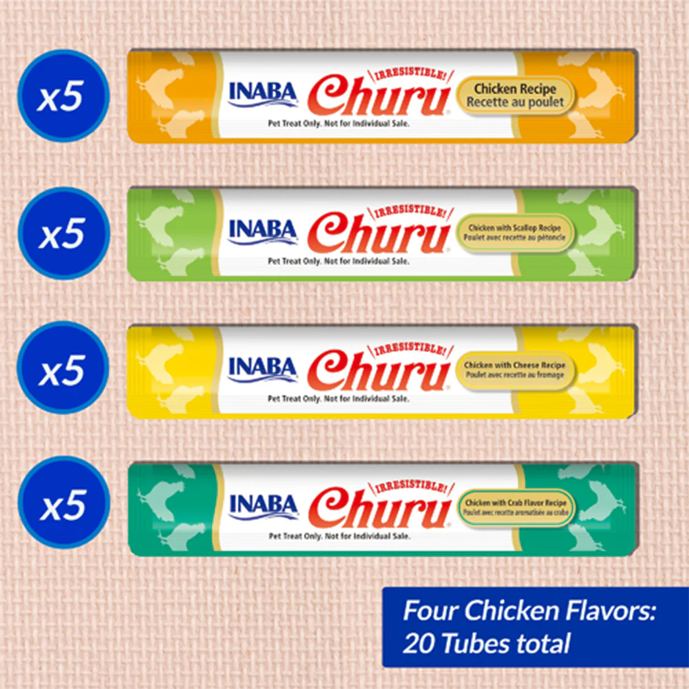 INABA Churu Chicken Variety 280 g (14g X 20) USA-627 - Image 3