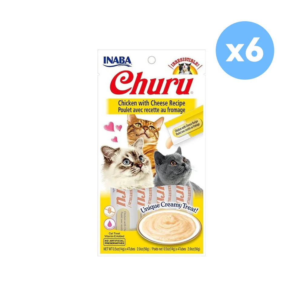 INABA Churu Chicken with Cheese Recipe Wet Cat Treats - Image 3