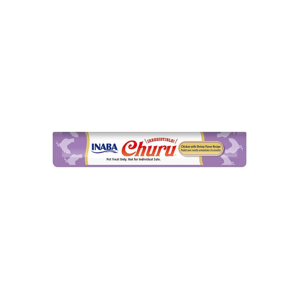 INABA Churu Chicken with Shrimp Flavor Recipe Wet Cat Treats - Image 2