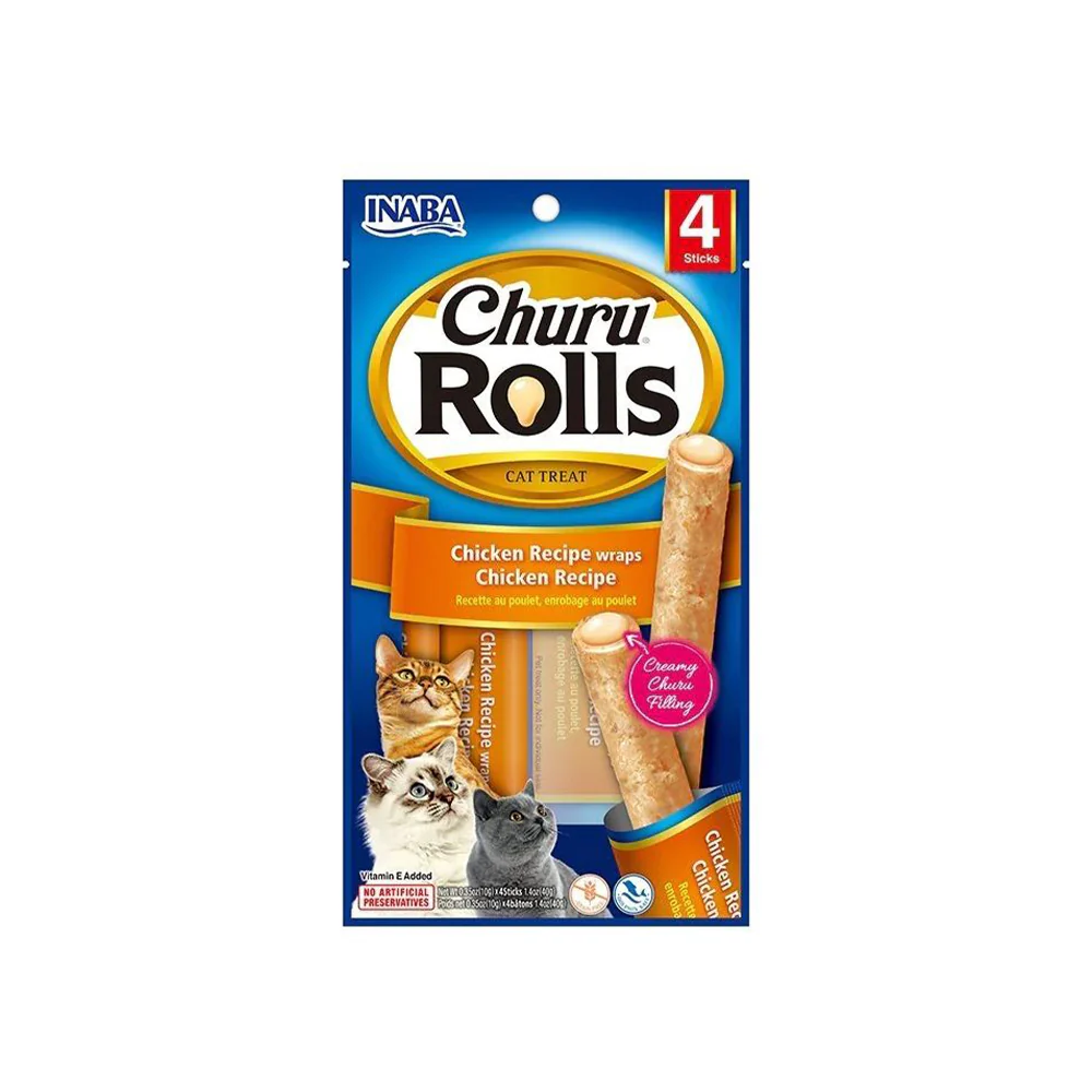 INABA Churu Rolls Chicken Cat Treats