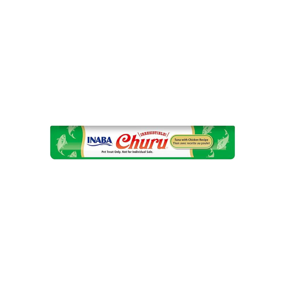 INABA Churu Tuna with Chicken Recipe Wet Cat Treats - Image 2