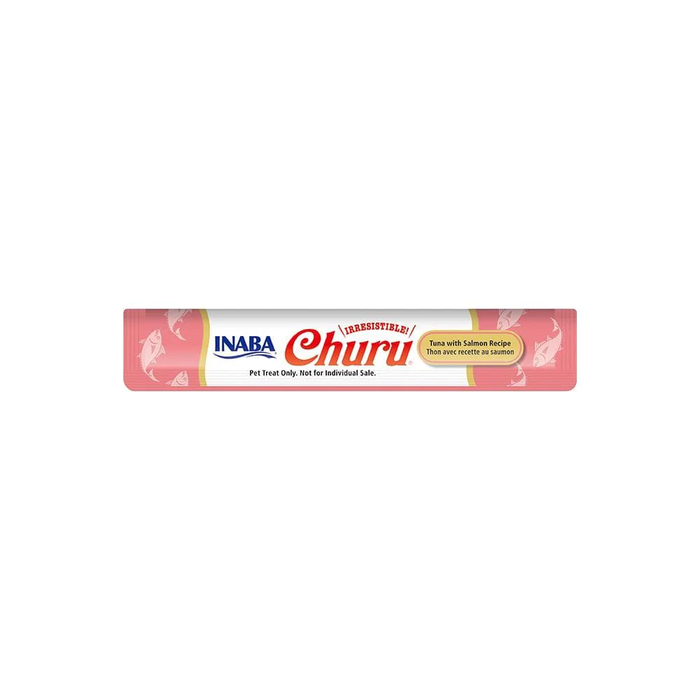 INABA Churu Tuna with Salmon Recipe Wet Cat Treats - Image 2