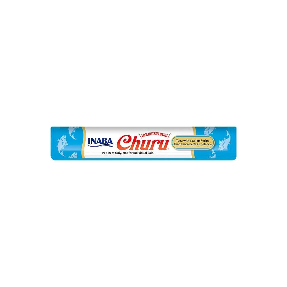 INABA Churu Tuna with Scallop Recipe Wet Cat Treats - Image 2