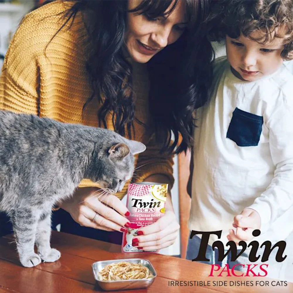 INABA Twin Packs Tuna with Chicken in Tuna Flavored Broth Cat Treats 2x40g - Image 6