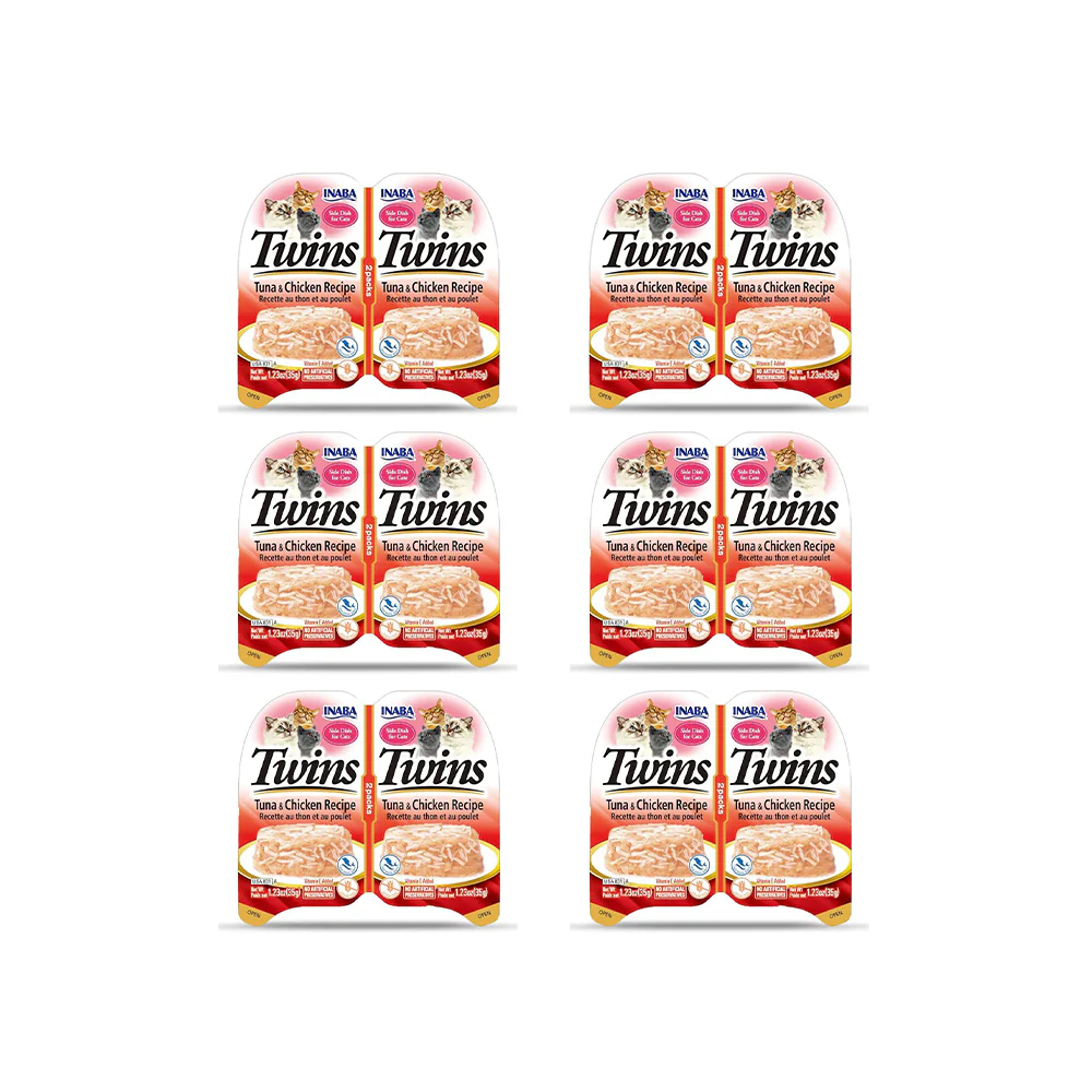 INABA Twins Tuna & Chicken Recipe Cat Treats 2x35g - Image 7