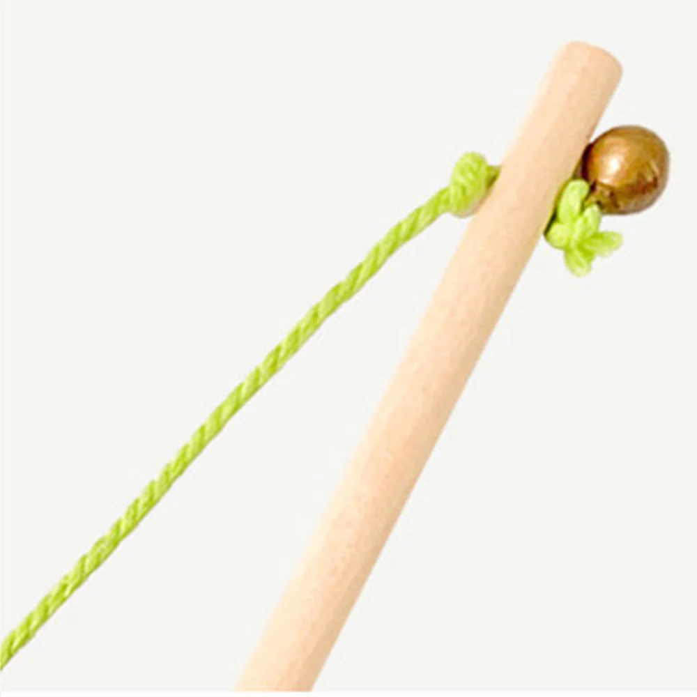 Interactive Cat Teaser Wand With Bell - Durable Long Rod Toy - Image 10