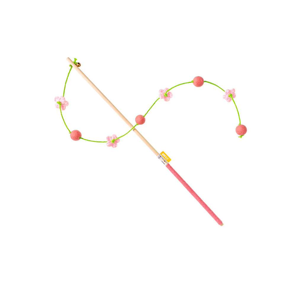 Interactive Cat Teaser Wand With Bell - Durable Long Rod Toy - Image 3