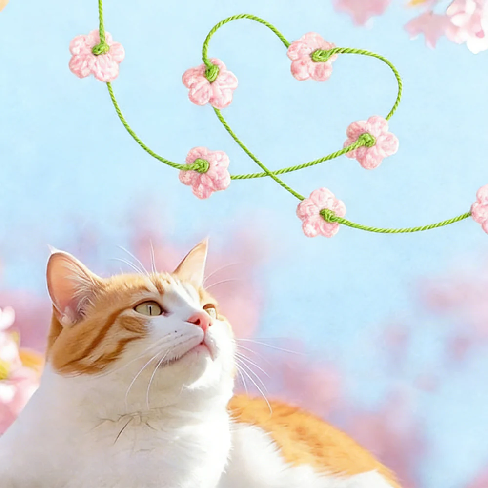 Interactive Cat Teaser Wand With Bell - Durable Long Rod Toy - Image 7
