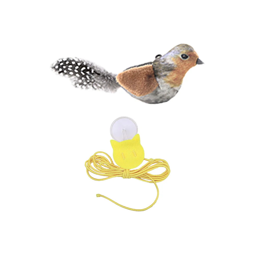 Interactive Chirping Bird Cat Toy – Catnip Sound Teaser Wand - Image 3