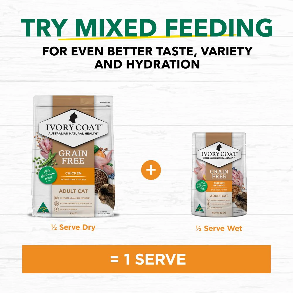 IVORY COAT Grain Free Chicken Adult Cat Food 2kg - Image 12