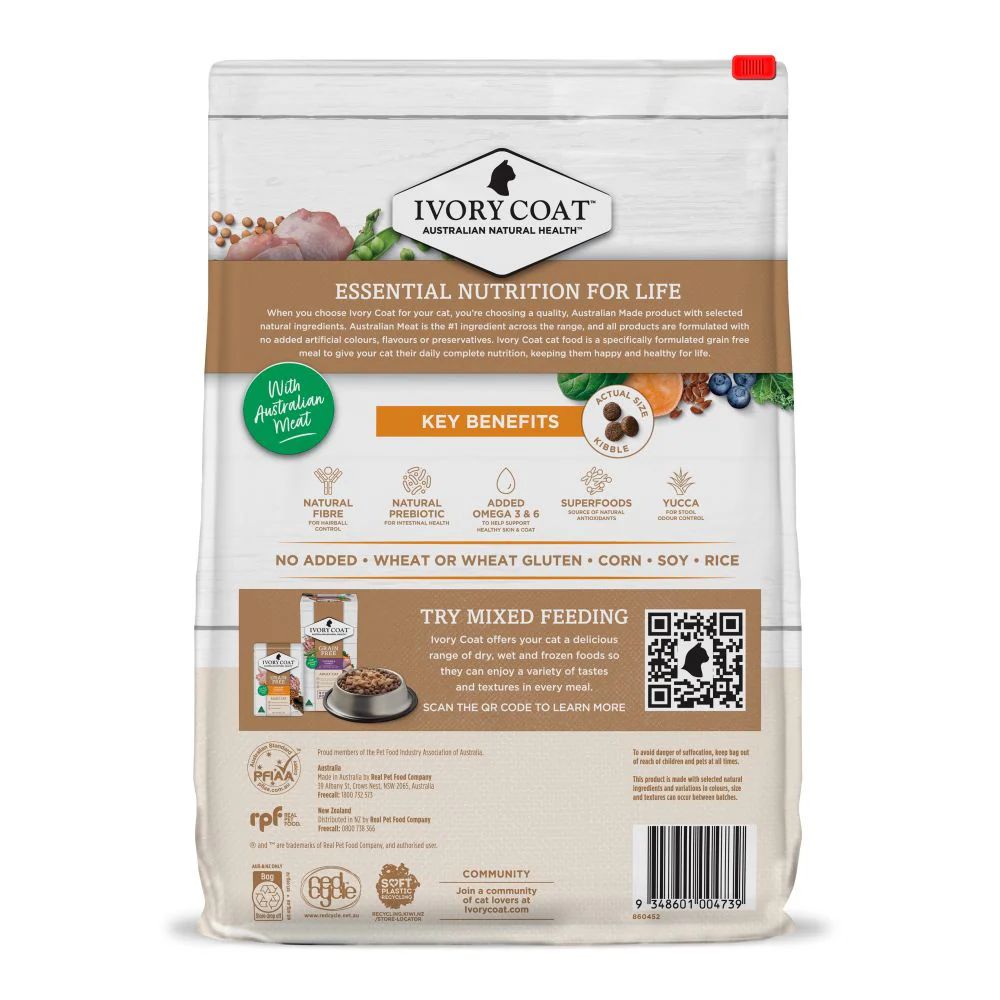 IVORY COAT Grain Free Chicken Adult Cat Food 4kg - Image 2