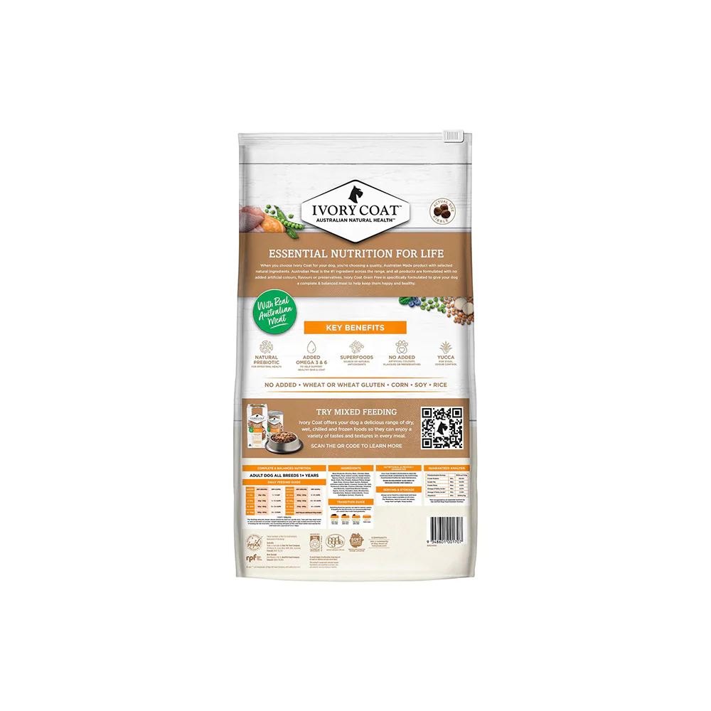 IVORY COAT Grain Free Chicken Adult Dog Food 13kg - Image 3
