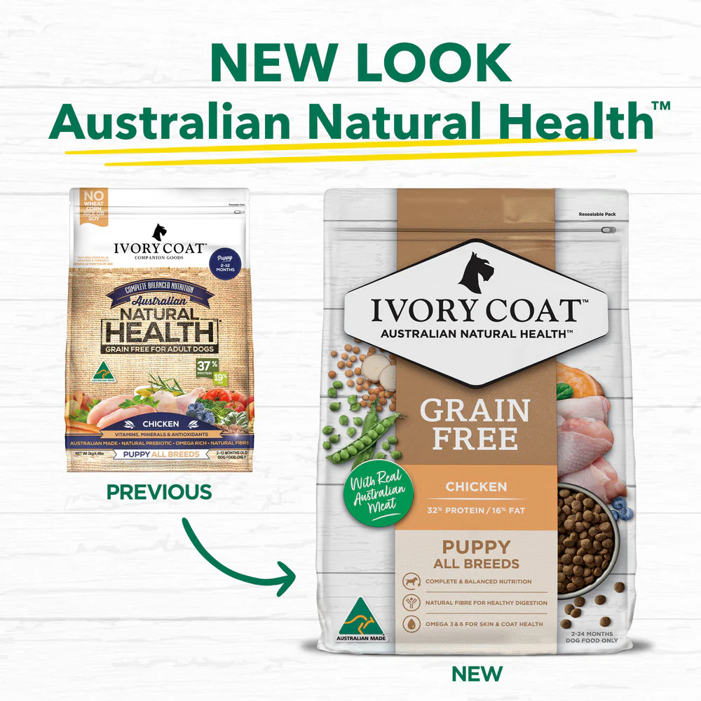 IVORY COAT Grain Free Chicken Puppy Dog Food 13kg - Image 3
