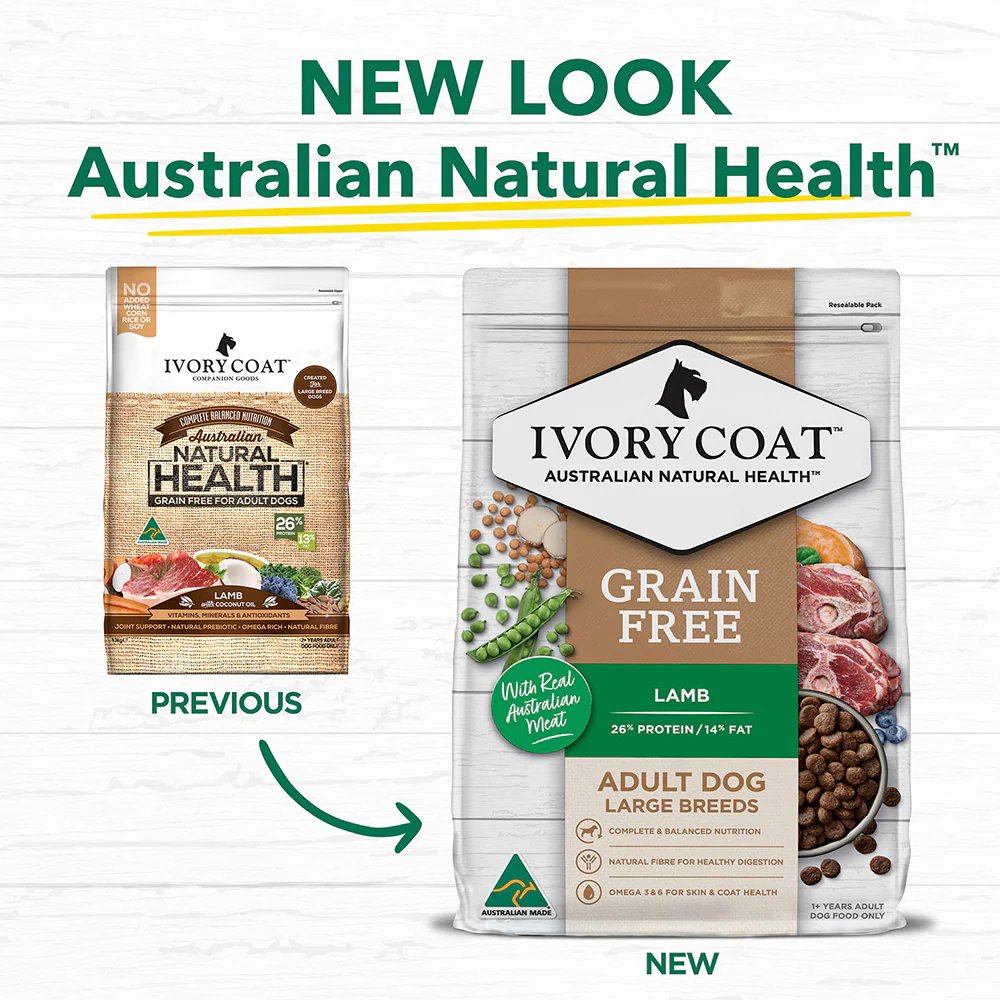 IVORY COAT Grain Free Lamb Adult Large Breed Dog Food 13kg - Image 3