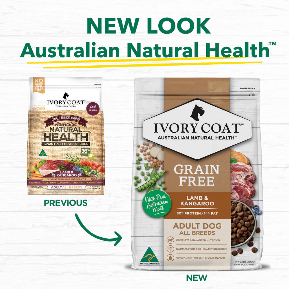 IVORY COAT Grain Free Lamb & Kangaroo Adult Dog Food 13kg - Image 3