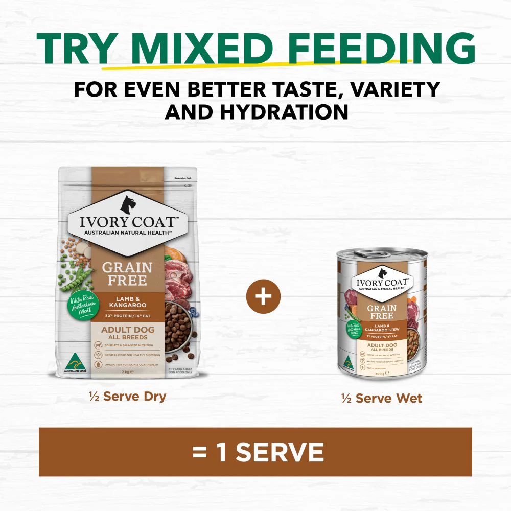 IVORY COAT Grain Free Lamb & Kangaroo Adult Dog Food 2kg - Image 10