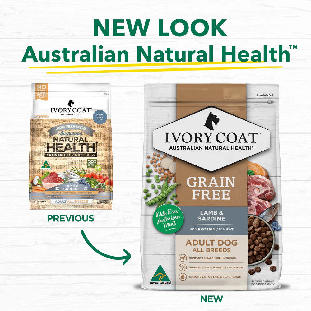 IVORY COAT Grain Free Lamb & Sardine Adult Dog Food 13kg - Image 2
