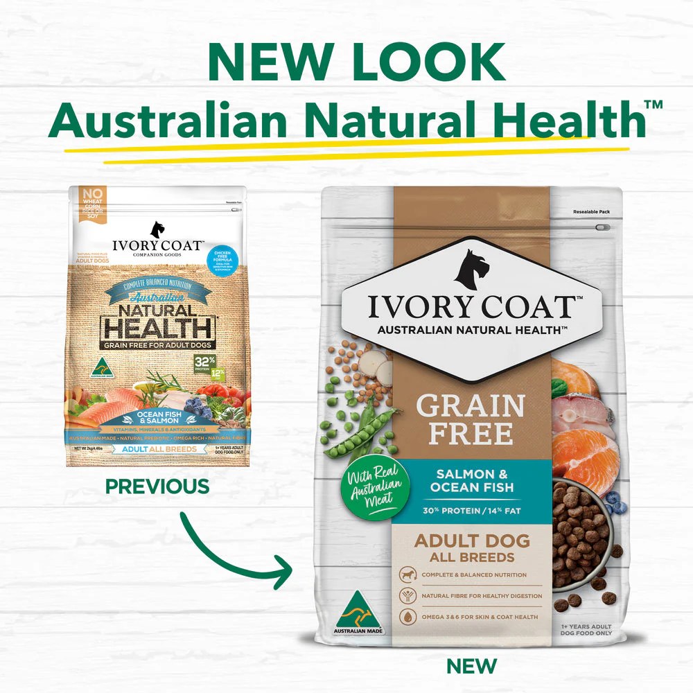 IVORY COAT Grain Free Ocean Fish & Salmon Adult Dog Food 13kg - Image 2