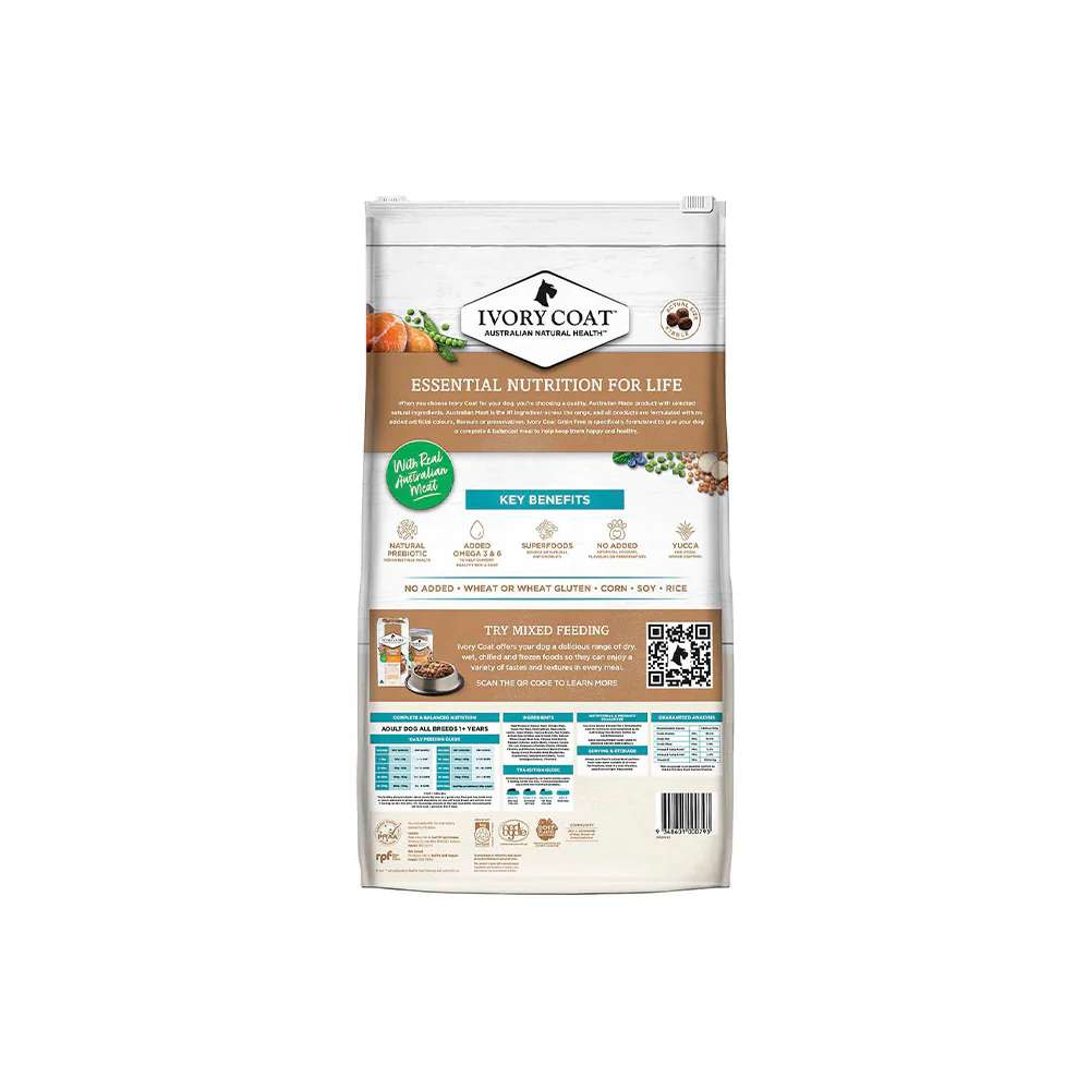 IVORY COAT Grain Free Ocean Fish & Salmon Adult Dog Food 13kg - Image 3