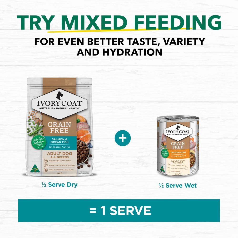 IVORY COAT Grain Free Ocean Fish & Salmon Adult Dog Food 2kg - Image 7