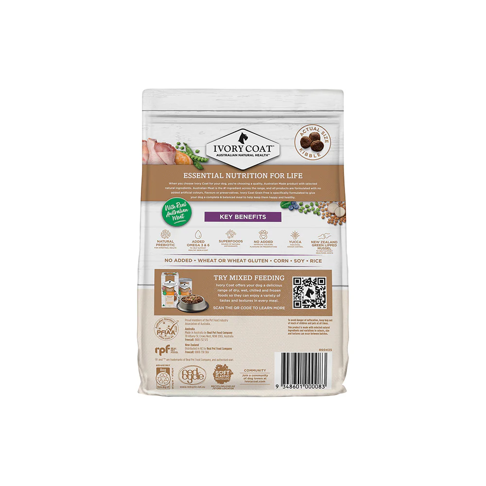 IVORY COAT Grain Free Turkey Mature Dog Food 2kg - Image 3