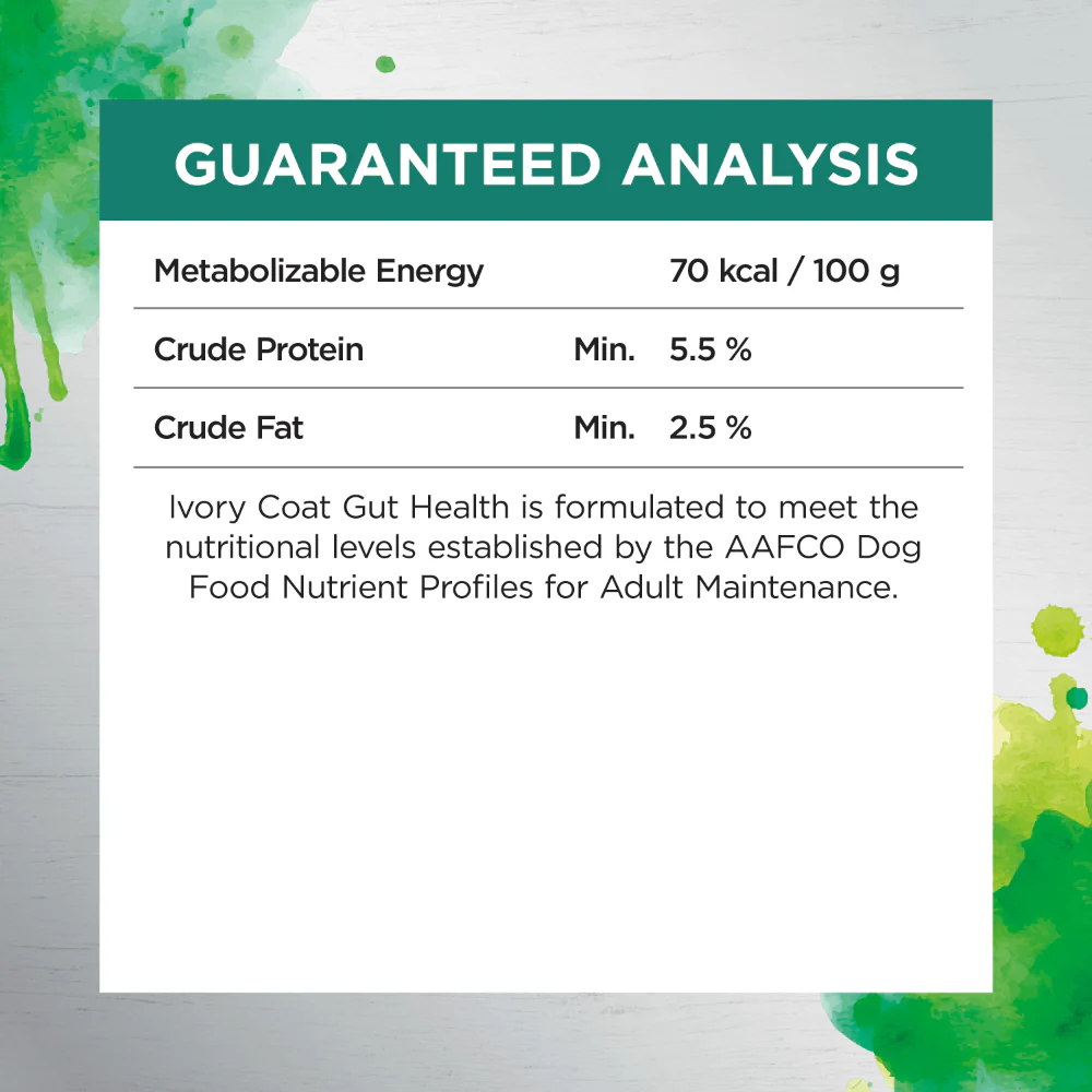 IVORY COAT Inspired By Raw Gut Health Wet Dog Food 100g x 9 - Image 5