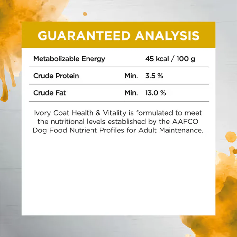 IVORY COAT Inspired By Raw Health & Vitality Wet Dog Food 100g x 9 - Image 6