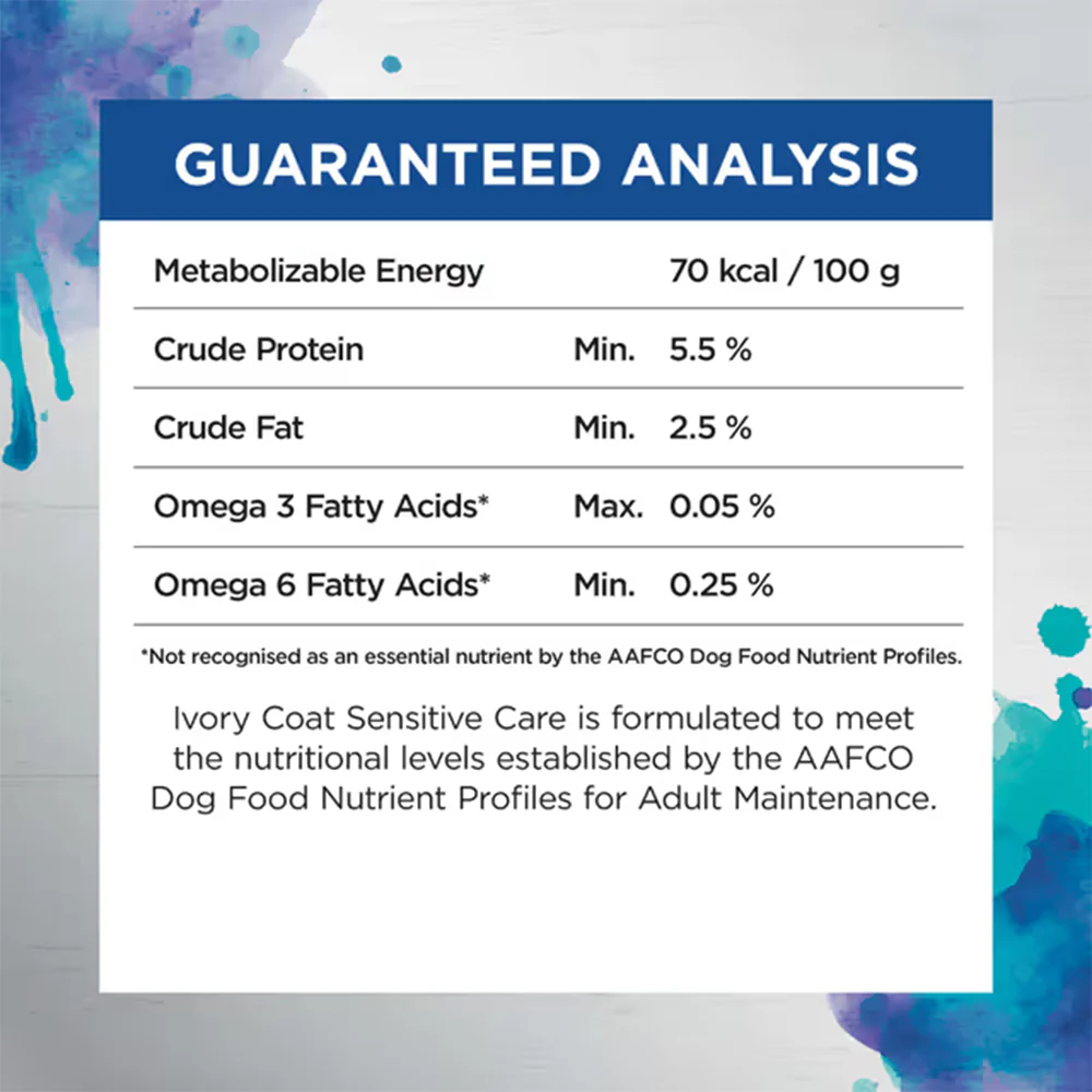 IVORY COAT Inspired By Raw Sensitive Care Wet Dog Food 100g x 9 - Image 7