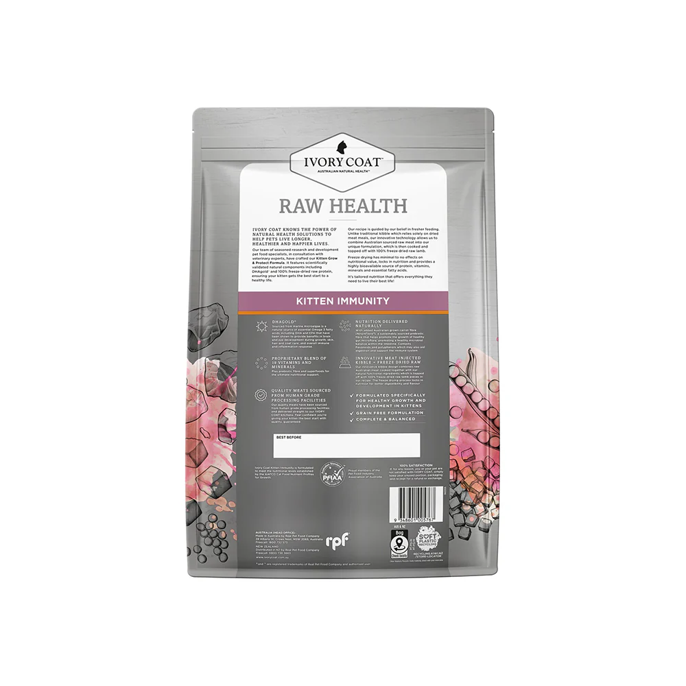 IVORY COAT Raw Health Immunity Kitten Food - Image 2