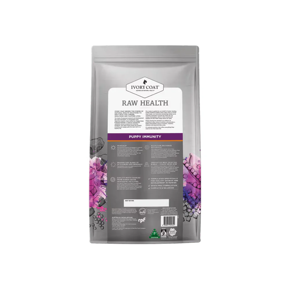 IVORY COAT Raw Health Immunity Puppy Food 1.8kg - Image 2