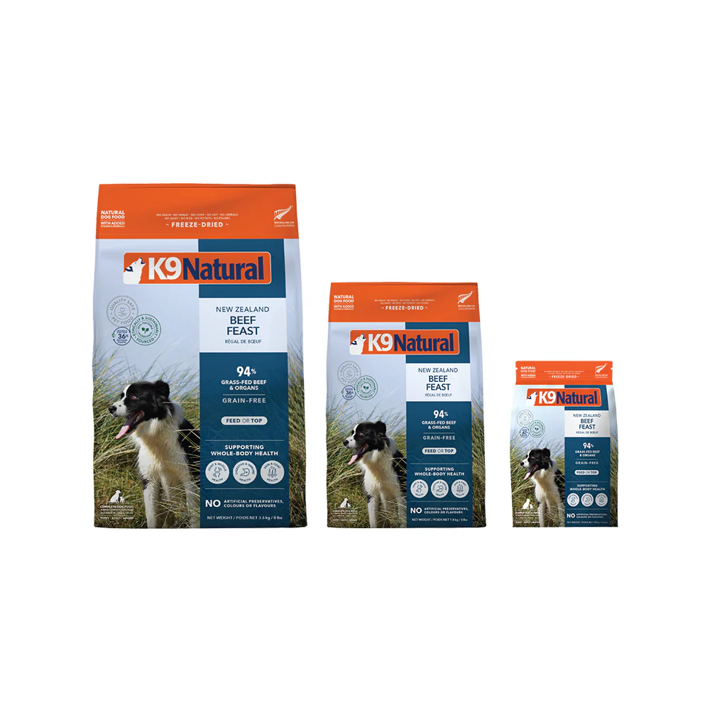 K9 NATURAL Beef Freeze Dried Dog Food