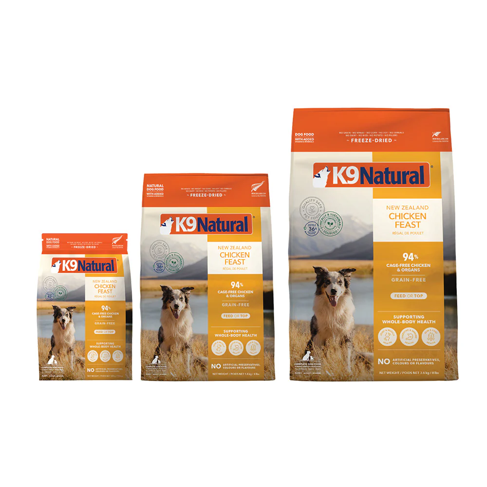 K9 NATURAL Chicken Feast Freeze Dried Dog Food