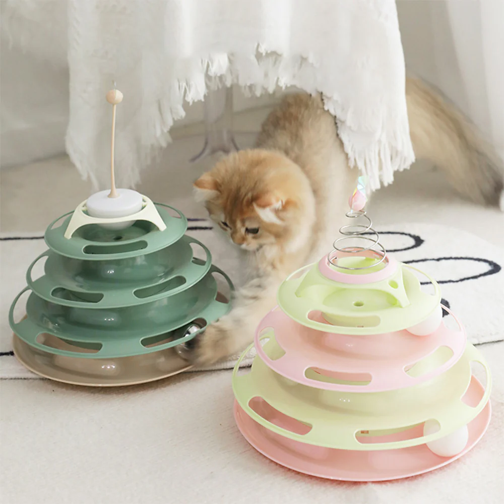 KARA PET Cat Turntable Toy With Balls - Image 3