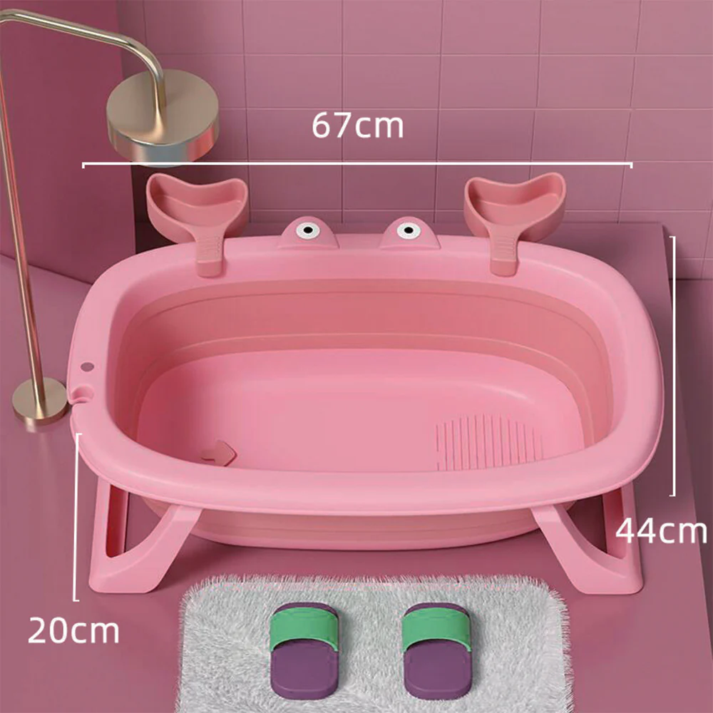 KID1ST Pink Crab Foldable Pet Bathing Tub - Image 2