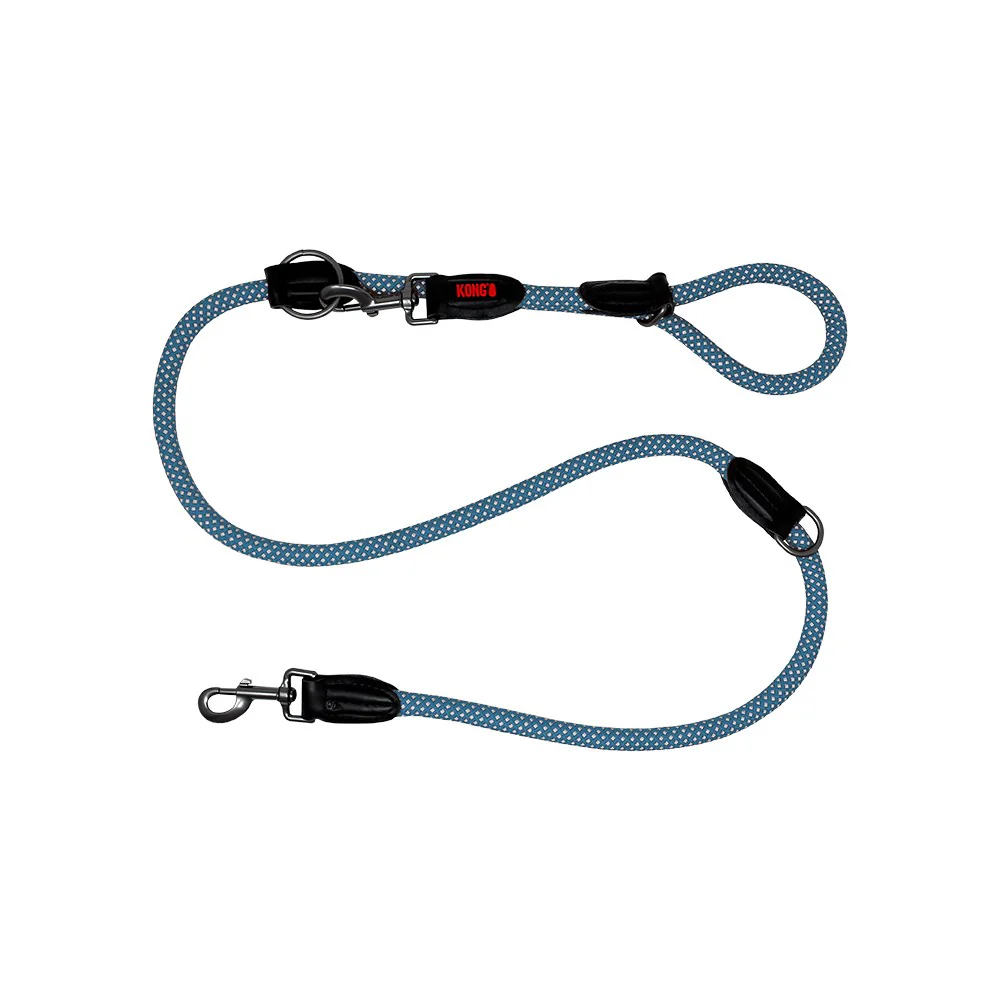 KONG Adjustable Rope Blue Leashes