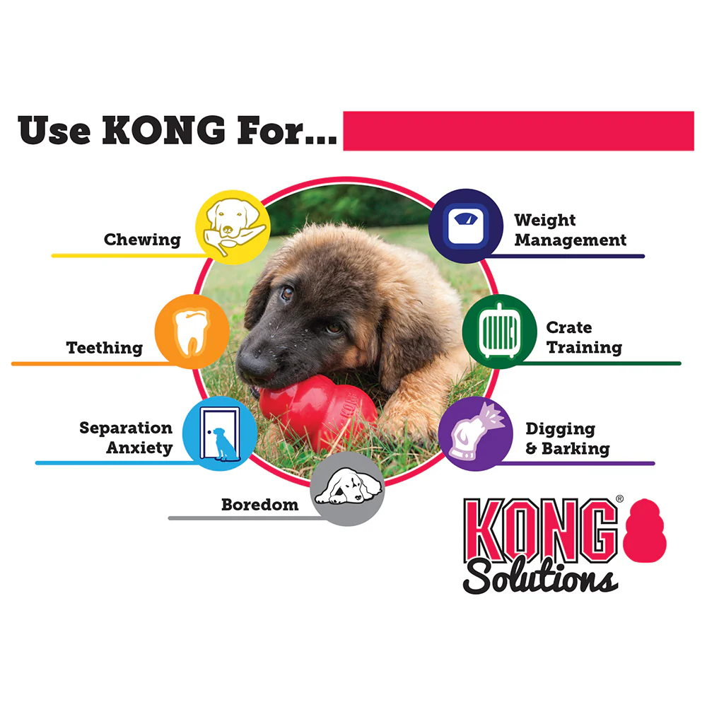 KONG Classic Large Red Rubber Dog Toy - Image 6