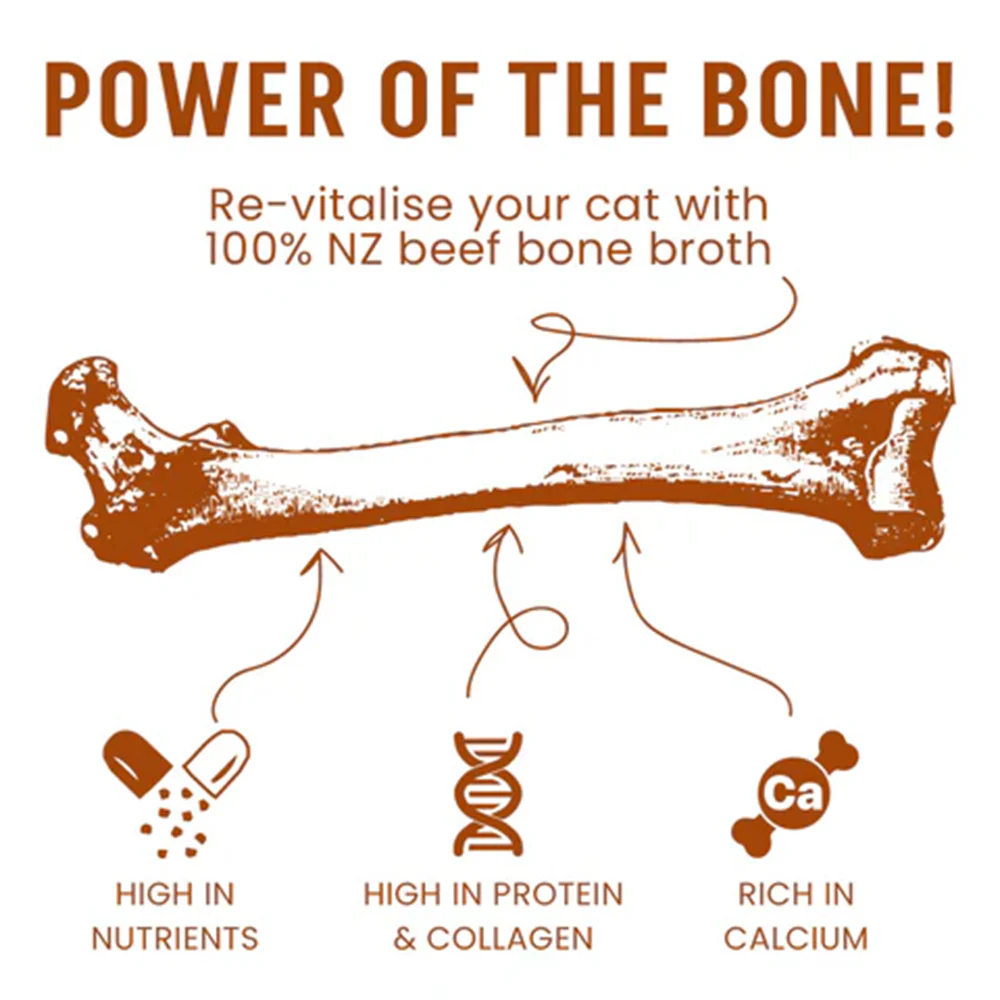 KORURE PETS Beef Bone Broth Powder For Cats 50g - Image 3