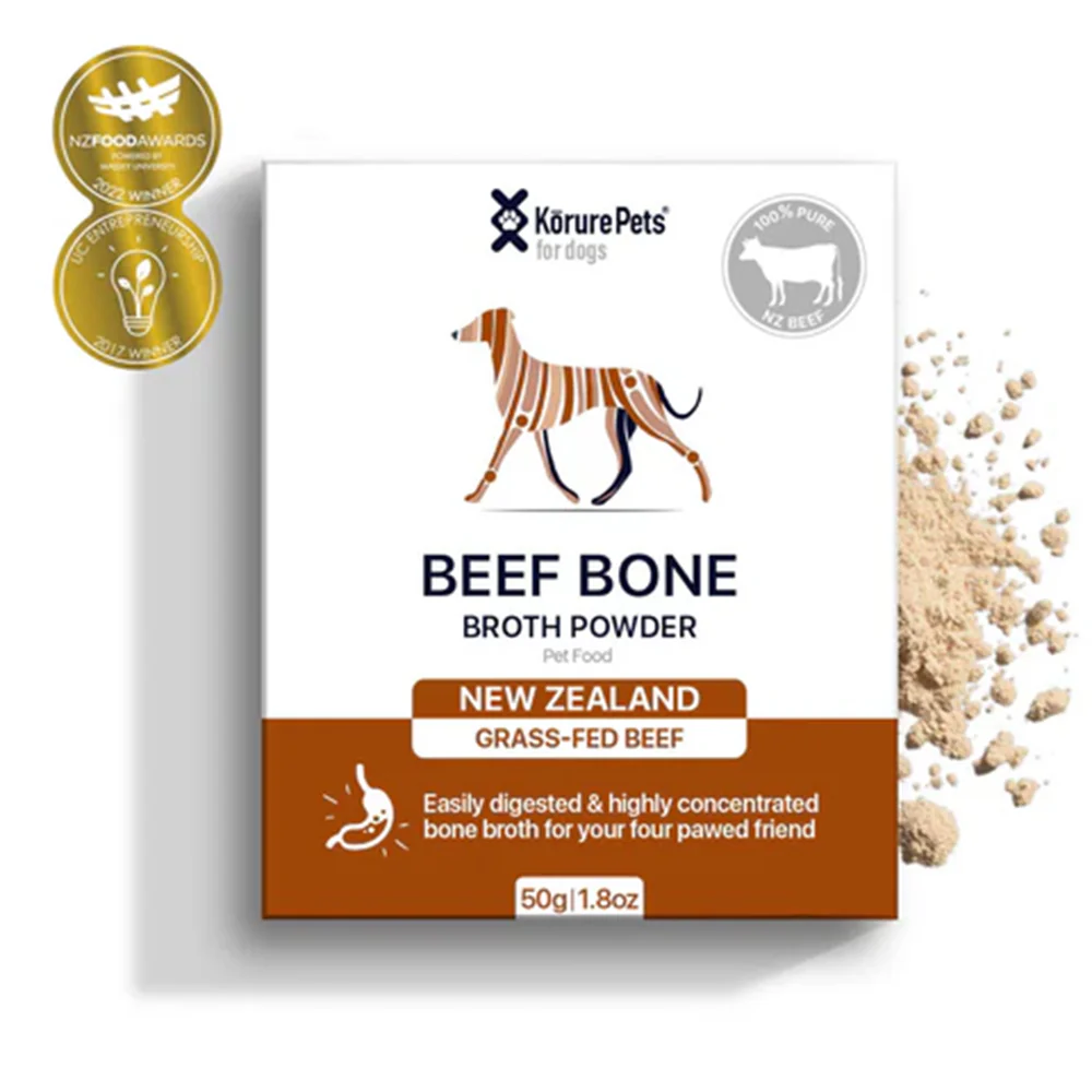 KORURE PETS Beef Bone Broth Powder For Dogs 50g - Image 3