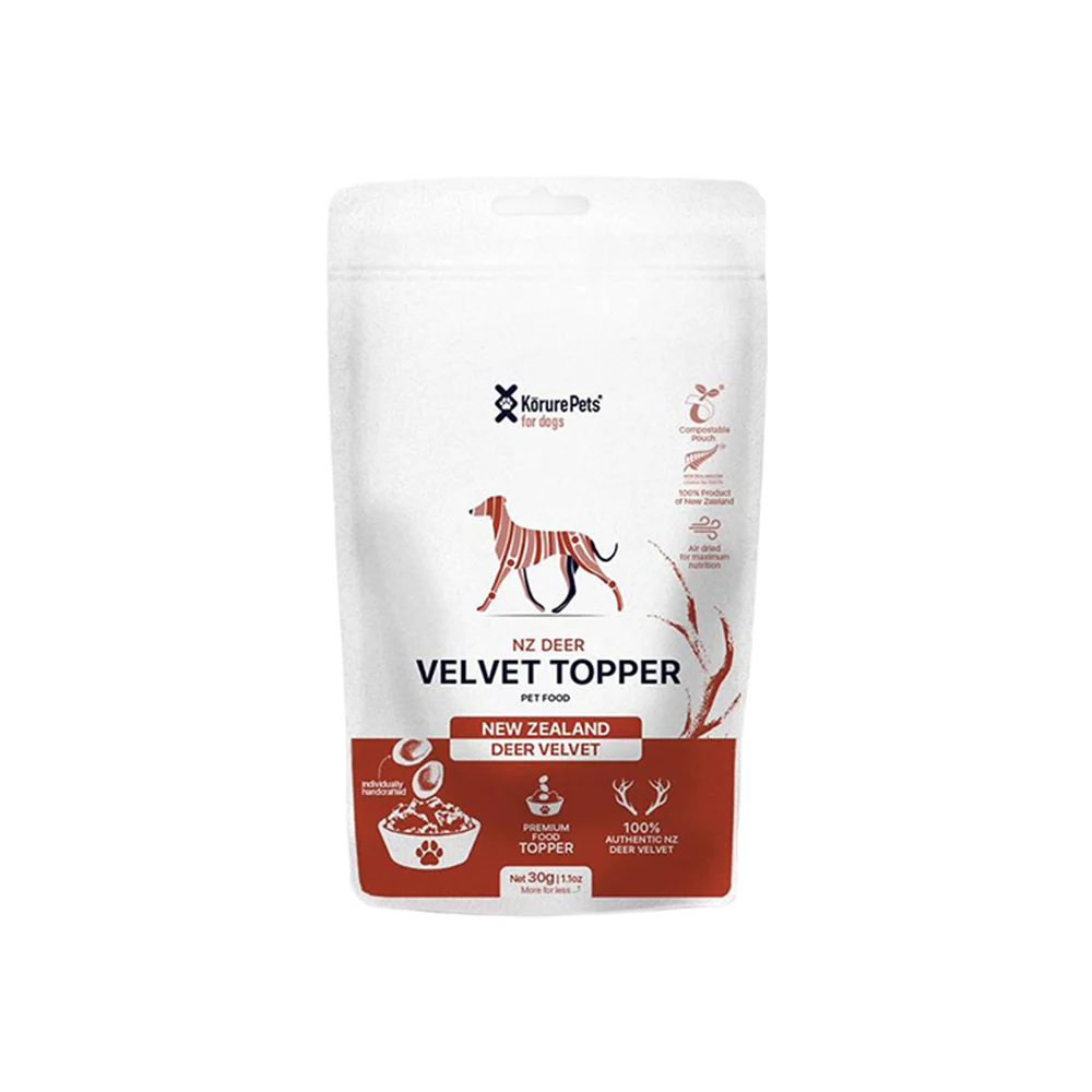 KORURE PETS Deer Velvet Slices Dog Food Topper 30g - Image 3