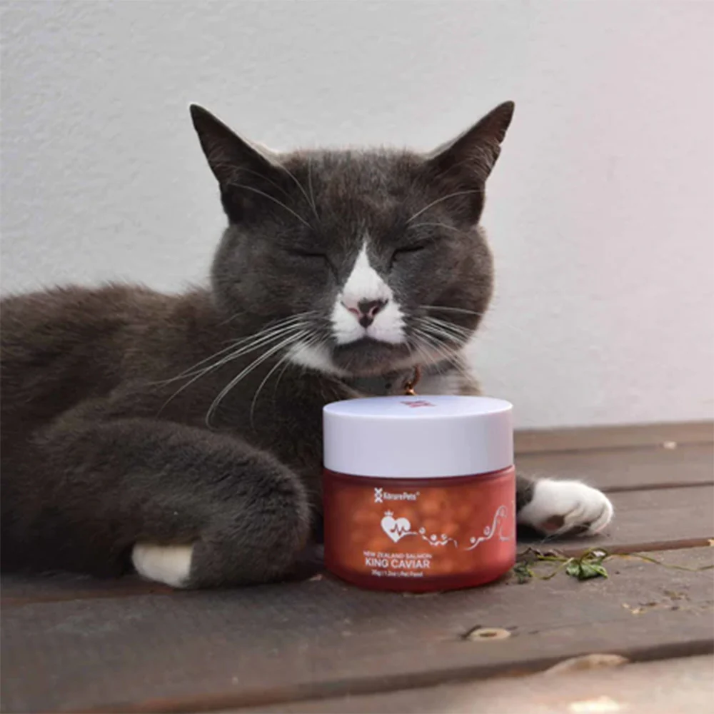 KORURE PETS NZ King Salmon Caviar Cardiovascular Health For Cats 30g - Image 4
